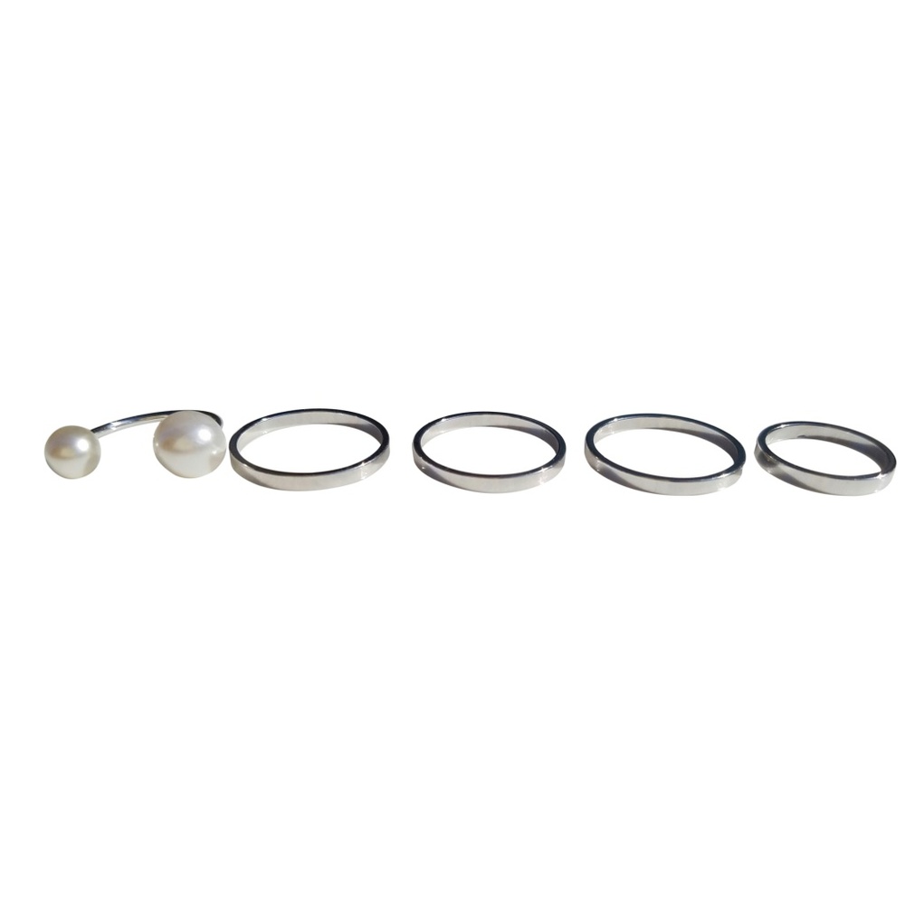 Stackable Midi Ring Set - Picture 2 of 2